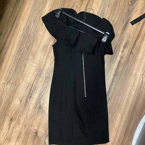 H&M Dresses Hm Asymmetrical Black Dress Poshmark